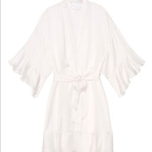 Victoria’s Secret Satin White Robe